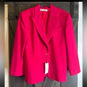 Zara Women's Pink Blazer